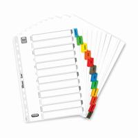 OXFORD MYLAR INDEX JAN-DEC A4 ASST