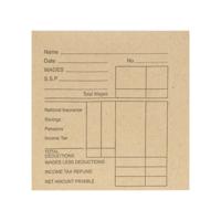 WAGE ENVELOPES PRINTED 108X102MM (250)