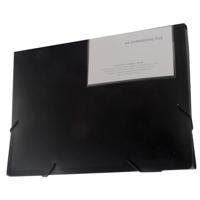 EXPANDING FILE 13 POCKET PP BLACK