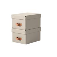 LEITZ STORAGE BOX SML GREY BEIGE (2)