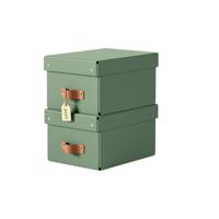 LEITZ STORAGE BOX SML GREEN (2)