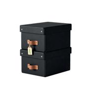 LEITZ STORAGE BOX SML BLACK (2)
