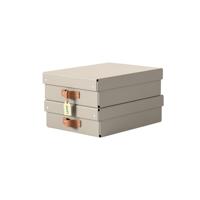 LEITZ STORAGE BOX MED LOW GREY BEIGE (2)