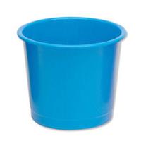 PLASTIC WASTE BIN BLUE