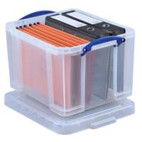 Really Useful Storage Box 35litre 500x390x300mm Clear 35C