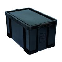 REALLY USEFUL RECYCLED BOX 64L BLACK 64L