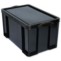 REALLY USEFUL RECYCLED BOX 84L BLACK 84L