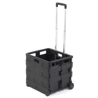 PROPLAZ FOLDING BOX TROLLEY BLACK BI041Y