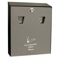 CATHEDRAL WALL ASH BIN 3.1LT BLK/GRY