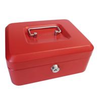 CASH BOX 200MM RED WN7060