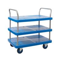 PROPLAZ BLUE THREE TIER TROLLEY PPU96Y