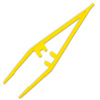 SHARPS FORCEPS YELLOW