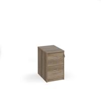 DELUXE EXEC FILING CABINET 2DRW NOAK
