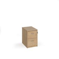 DELUXE EXEC FILING CABINET 2DRW KOAK
