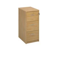 DELUXE EXEC FILING CABINET 3DRW OAK