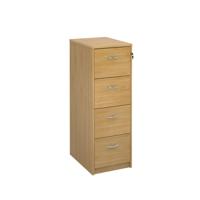 DELUXE EXEC FILING CABINET 4DRW OAK