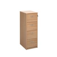 DELUXE EXEC FILING CABINET 4DRW BCH