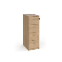 DELUXE EXEC FILING CABINET 4DRW KOAK