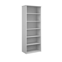 UNIVERSAL BOOKCASE 2140MM WHT