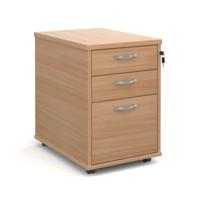 TALL MOBILE PEDESTAL 3DRW BCH