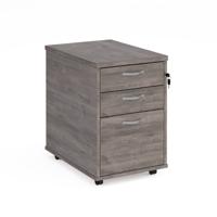 TALL MOBILE PEDESTAL 3DRW GRY