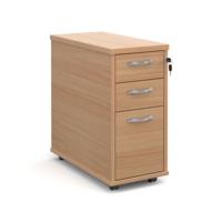 TALL NARROW MOBILE PEDESTAL 3DRW BCH