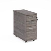 TALL NARROW MOBILE PEDESTAL 3DRW GRY