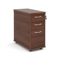 TALL NARROW MOBILE PEDESTAL 3DRW WAL