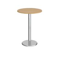 PISA CIRC POSEUR TABLE 800MM OAK