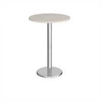 PISA CIRC POSEUR TABLE 800MM LGRY