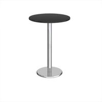 PISA CIRC POSEUR TABLE 800MM BLK