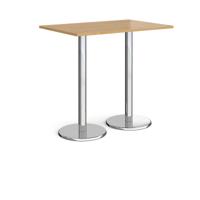 PISA RECT POSEUR TABLE 1200X800 OAK