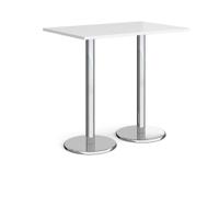 PISA RECT POSEUR TABLE 1200X800 WHT