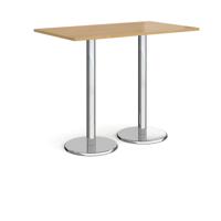 PISA RECT POSEUR TABLE 1400X800 OAK
