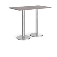PISA RECT POSEUR TABLE 1400X800 GRY OAK
