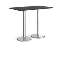 PISA RECT POSEUR TABLE 1400X800 BLK