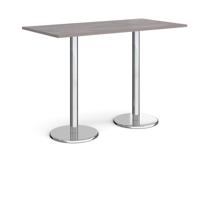 PISA RECT POSEUR TABLE 1600X800 GRY OAK