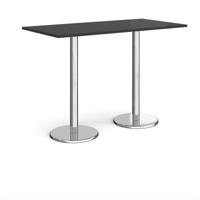 PISA RECT POSEUR TABLE 1600X800 BLK