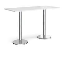 PISA RECT POSEUR TABLE 1800X800 WHT