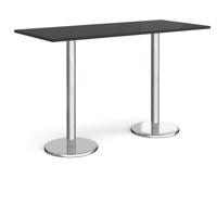 PISA RECT POSEUR TABLE 1800X800 BLK