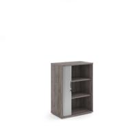 UNIV TAMBOUR CUPBOARD 1090MM GREY/SLV