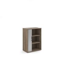 UNIV TAMBOUR CUPBOARD 1090MM KOAK/SLV