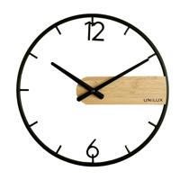 UNILUX CIRCLE BAMBOO WALL CLOCK