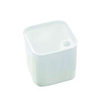 EDEN HERB SELF WATER POT 120MM WHT