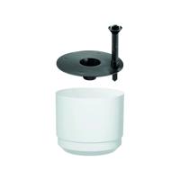 PAULINA SELF WATERING POT 200MM WHITE