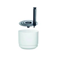 PAULINA SELF WATERING POT 250MM WHITE