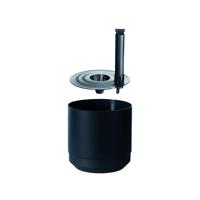 PAULINA SELF WATERING POT 300MM BLACK