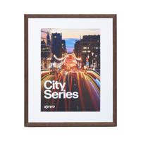 KENRO CITY ALUM PHOTO FRAME 6X4IN BROWN