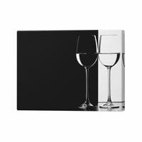 BLACK AND WHITE GLASSES PRINT 32X20IN