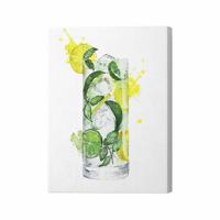 GLASS OF GIN AND TONIC PRINT 20X32IN